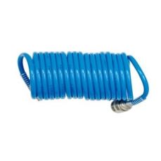 Пневматический спиральный шланг PE / с насадками 5х8 мм 10 м (50810PE)