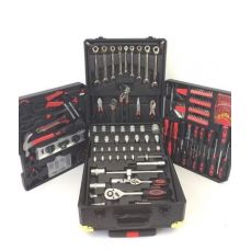 Набор инструментов в алюминиевом кеисе | ключи с трещоткой | с колесами | 188 шт. (SK58288)