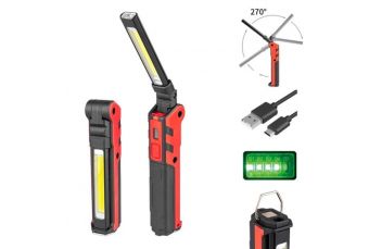 Перезаряжаемая рабочая лампа | 150LM + 5W COB LED (Side) 360LM (CWL5B)