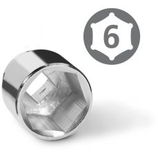 Торцевая головка 6-гранная | 25 мм (1") | 95 мм (ES-2595)