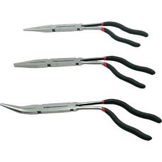 Плоскогубцы двойным соединением с длинным носом 3 шт.  (PGP03)