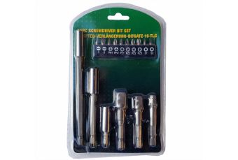 Набор адаптеров и насадок 1/4 "(6,3 мм) на головки и концы 1/4" - 3/8 "- 1/2" | 16 шт. (SB16)
