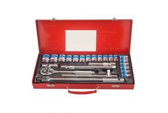 Набор торцевых головок 1/2" 24шт (KRKSD025)