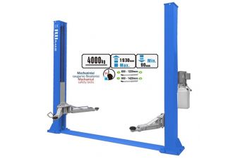 Двухстоечный гидравлический подъемник (с удлиненными рычагами), 4,0 т (PL402DLGR)