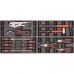 Роликовый шкаф с лотками для набора инструментов (562шт), 19 комплектов (TBR3007BXIR19)