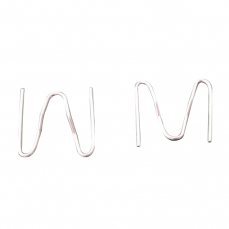 Скобы пластиковые приварные для внешнего угла 0,6мм (100 шт) (873I0.6)