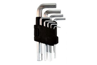 Leņķa sešstūru komplekts 9 gab. 1,5-10 mm (ES10699)