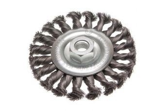 Twisted knot wheel brush - Ø 115mm(YL180115)