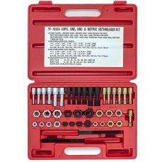 Набор для восстановления резьбы 42шт. (M6-M12, UNF, UNC) (AT8015)