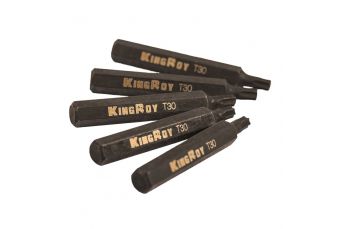 TORX Bit Set, (10mm) 5pcs - T45 x 75mm (KR30828SPT455)