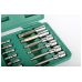 Набор торцевых головок Sata 1/2"+1/4" 18 предметов (S09051)