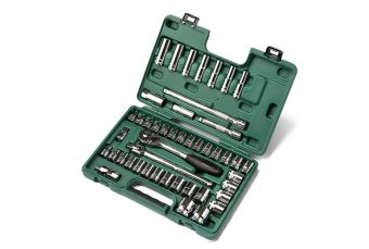 Набор головок 1/2 "46 шт. (8-32) + (3/8" -1 ") (S.A.E.) (S09006)