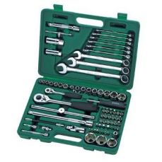 Набор торцевых ключей 1/4 "+ 1/2" 76 шт. (S09519)