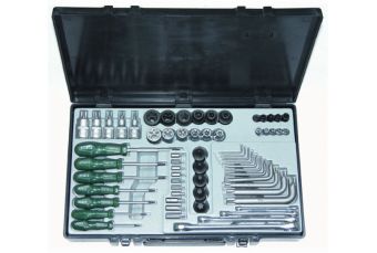 Набор инструментов 65 пр. 1/4" 3/8 1/2" Force (4651)