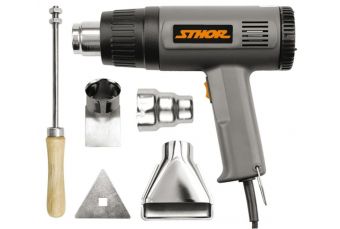 Celtniecības fēns 1500 W ar piederumiem (79328)