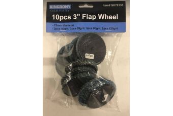 Лепестковое колесо | Ø 75 мм | K 40/60/80/120 | 10 шт. (SK70135)