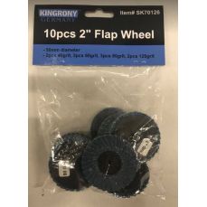 Лепестковое колесо | Ø 50 мм | K 40/60/80/120 | 10 шт. (SK70126)