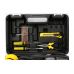 Two-cylinder electric air compressor 12V 40 l/min with repair tools (QB01BK)