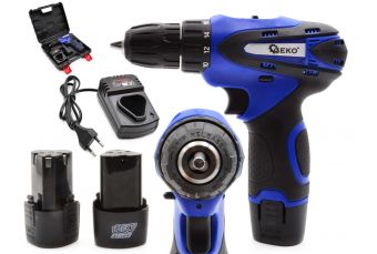 Аккумуляторный шуруповерт | 2 батареи | LI - ION | 18V (SK12056)