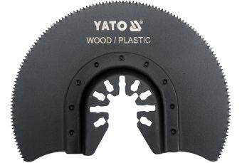 Half-moon saw blade for oscillating multitool hcs (YT-34681)