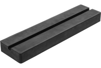 Резиновая накладка | с пазом | для автоподъемников | 373 х 100 х 35 мм (7012)