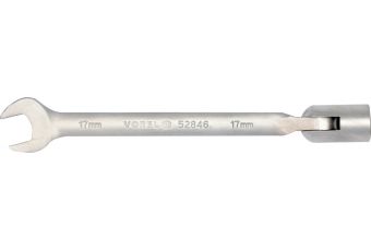 Ключ рожково-торцевой 19мм CrV (52847)