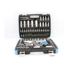 Set of attachments with 2 ratchets 108 pcs, 1/4" + 1/2" (ES80108)