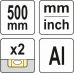 Aluminium ruler 1000 mm (YT-70715)