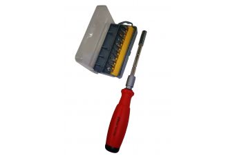 Набор из 10 наконечников и отвертка (3086)