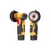 Angle grinder 12V 19500 RPM + 2 pcs. lithium batteries (AL-2764)