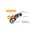 Angle grinder 12V 19500 RPM + 2 pcs. lithium batteries (AL-2764)