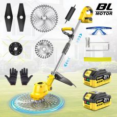 Battery trimmer 22000 rpm with two batteries (al-0806T)