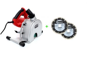 Штроборез 3100Вт с 2 алмазными дисками (KD1538+)