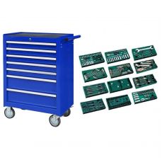 Инструментальная тележка с полками для инструментов, 246 шт. (NTBR4007XIS12T)