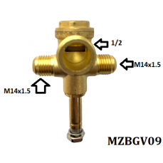Обратный клапан для компрессора. Запчасть - Для компрессора MZB-1200H-50/90 (MZBGV09)