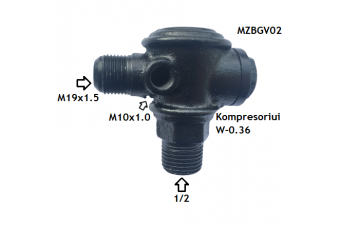Обратный клапан для компрессора. Запасная часть - Для компрессора W-0.36 (MZBGV02)