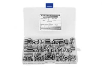 Комплект резьбонарезных вставок M3-M12 200шт (al-vt1508)