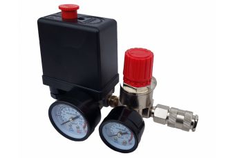 Kompresors ar spiediena slēdzi un manometru | 230 V (SK10677)