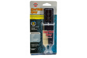 The "steel welded epoxy system" adhesive - chemical weld seam 25ml Versachem (syringe) withdrawn (DV477 MEL)