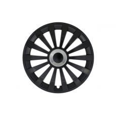 Декоративные колпаки 4шт. jestic 15 meridian black /ring-chrom/ (MERID BLACK RING 15 JEST)