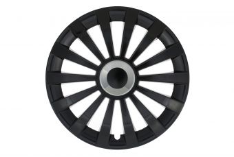 Декоративные колпаки 4шт. jestic 15 meridian black /ring-chrom/ (MERID BLACK RING 15 JEST)