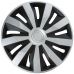 Декоративные колпаки 4шт. górecki argo 15 penta silver & black (R15456 GOR)