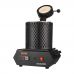 Gold Melting Furnace, 1350W Electric Digital Smelting Furnace, 2102℉/1150℃ Electric Melting Furnace with 1kg and 3 kg Graphite Crucibles for Melting Gold, Silver, Copper, Aluminum (vev-f7ee)
