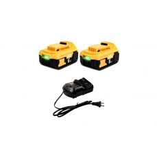 Аккумулятор для DeWalt 20В 2 2шт. 6.0Ah Li-ion + зарядное устройство (bl-d10066z)