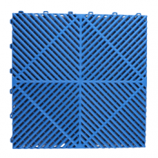 Модульный сборный пол (плитка) - Плитка 400 x 400 x 18 мм | Синий (KRKFM07BU)