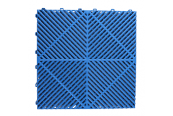 Модульный сборный пол (плитка) - Плитка 400 x 400 x 18 мм | Синий (KRKFM07BU)