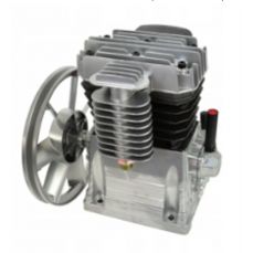 H-shaped compressor head, 2 cylinders, capacity 400 l/min, power 2.2 kW. (LX220)