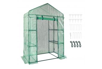 Теплица 0.7х1.4х2м с полками, высокопрочное полиэтиленовое покрытие (vev-0dc9)