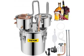 Brūvēšanas aparāts pašgatavošanai 12L, Nerūsējošā tērauda ar cirkulācijas sūkni (vev-ecad)