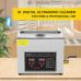 Ultrasonic Cleaner with Digital Timer & Heater, Professional Ultra Sonic Jewelry Cleaner, Stainless Steel Heated Cleaning Machine for Glasses Watch Rings Small Parts Circuit Board (6L) (vev-b30e)